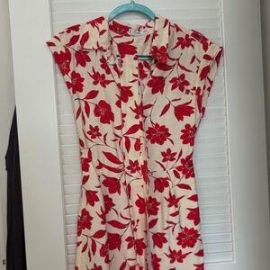 Red floral Mango jumper